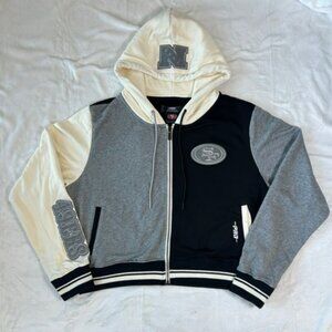 San Francisco 49ers Reverse Women's Full Zip Hoodie by Pro Standard